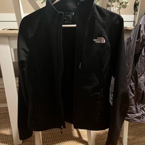 Northface black softshell jacket